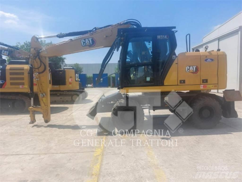 CAT M314 Ekskavatori uz riteņiem