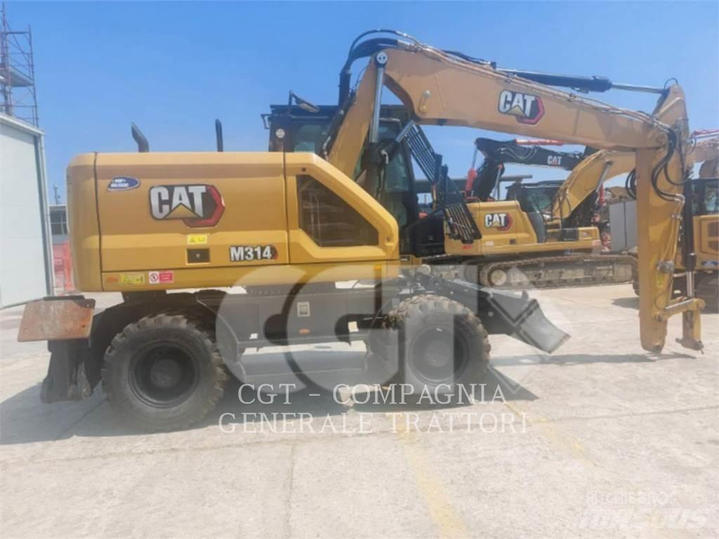 CAT M314 Ekskavatori uz riteņiem