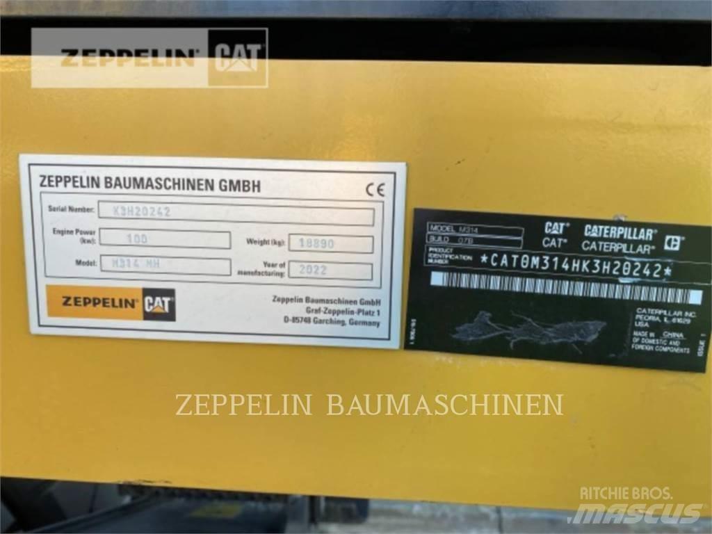 CAT M314MH Demontāžas ekskavators
