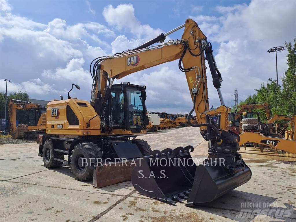 CAT M315 Ekskavatori uz riteņiem