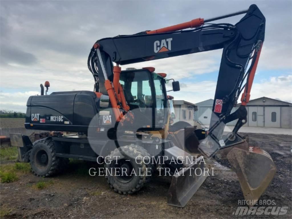CAT M316C Ekskavatori uz riteņiem