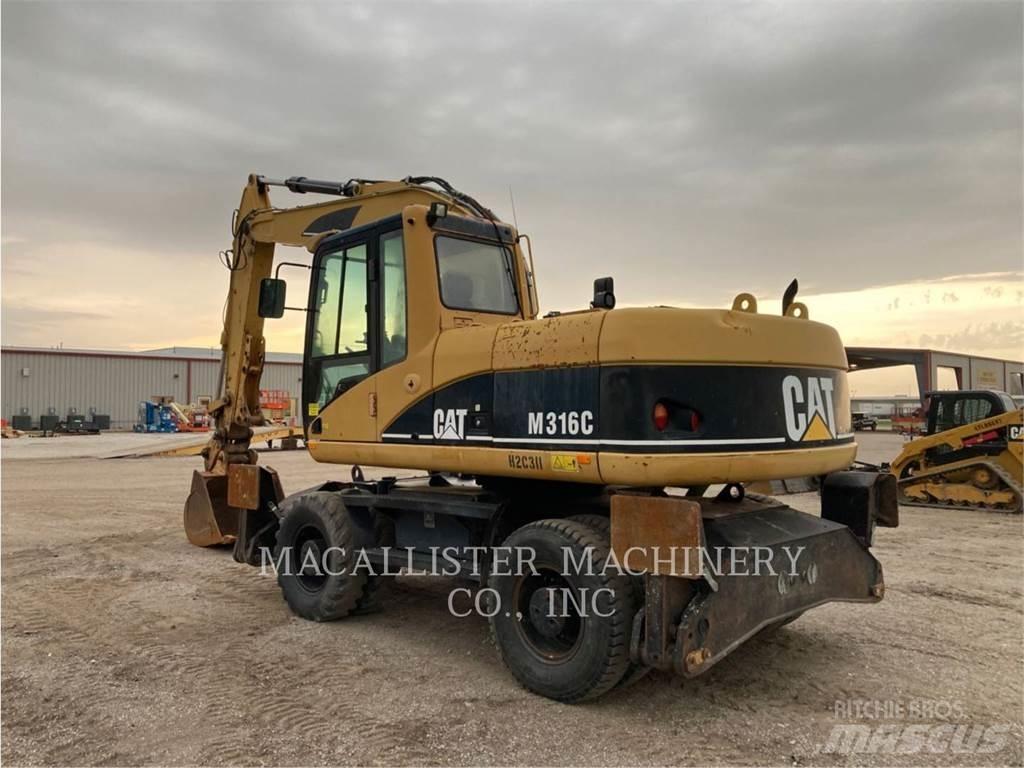 CAT M316C Ekskavatori uz riteņiem