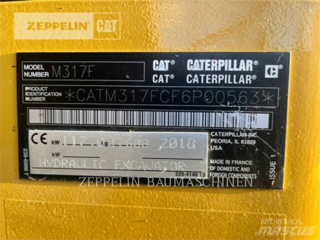 CAT M317F Ekskavatori uz riteņiem