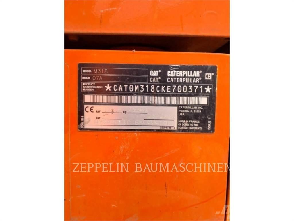 CAT M318-07A Ekskavatori uz riteņiem