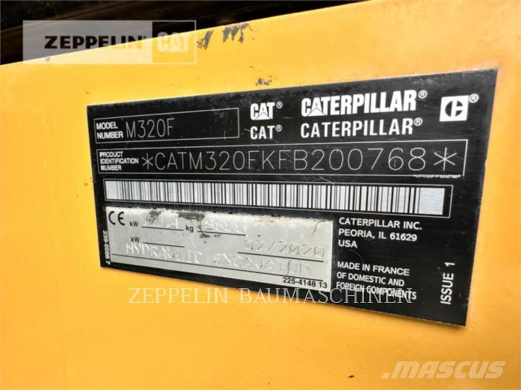 CAT M320F Ekskavatori uz riteņiem