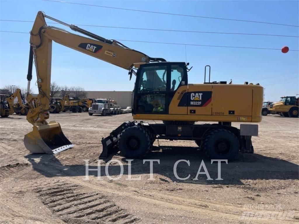 CAT M322F Ekskavatori uz riteņiem