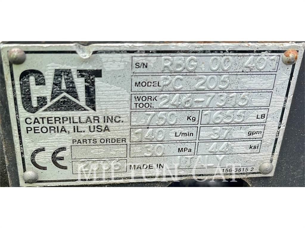 CAT PC205 COLD PLANER Šļūces