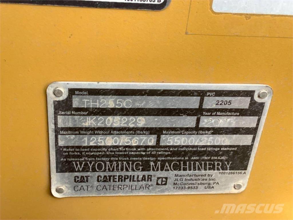 CAT TH255C Teleskopiskie manipulatori