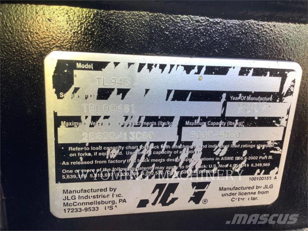 CAT TL943C Teleskopiskie manipulatori