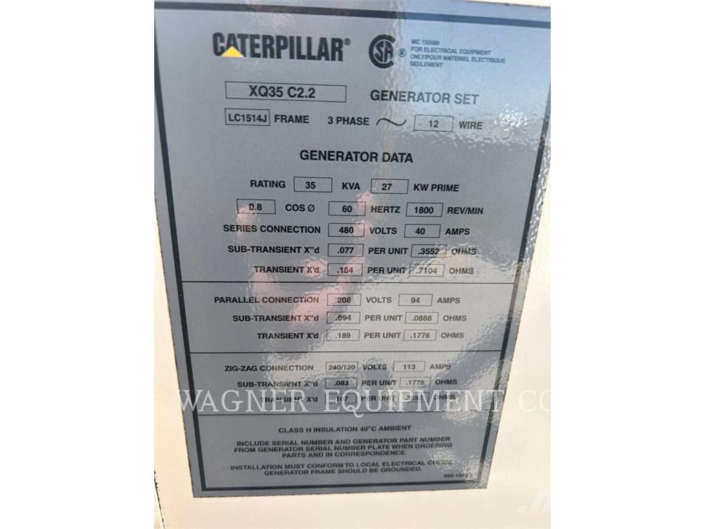 CAT XQ 35 Citi ģeneratori