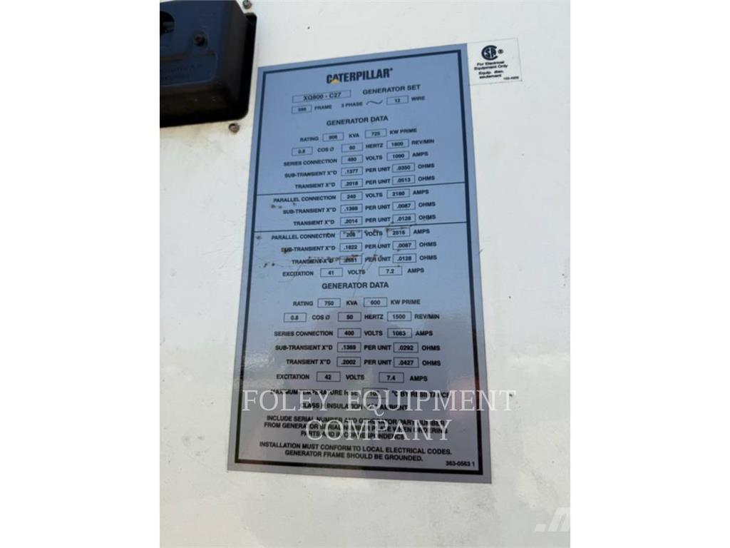 CAT XQ800 Citi ģeneratori