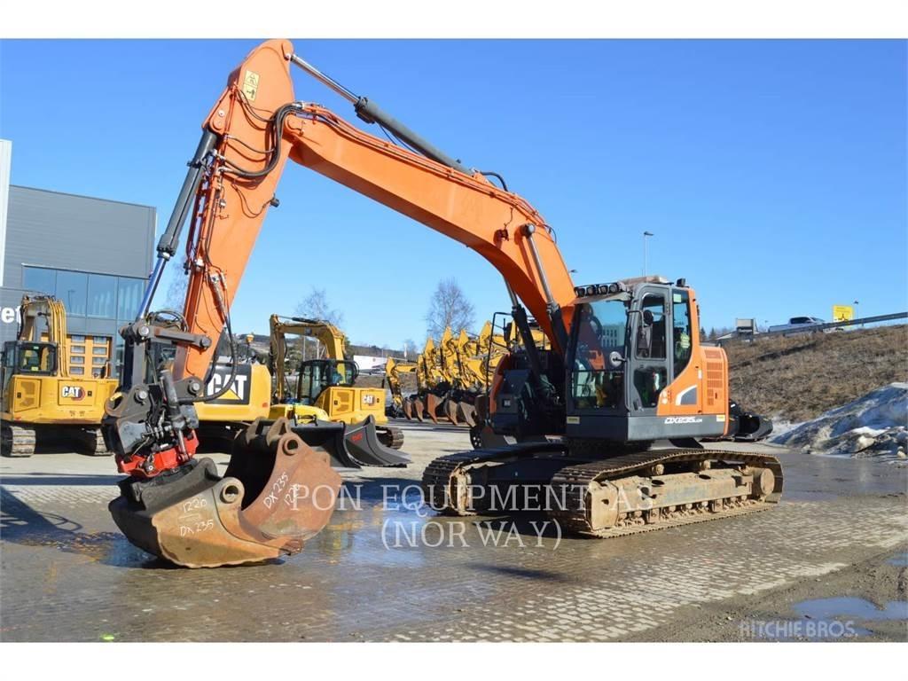 Doosan DX235 Kāpurķēžu ekskavatori