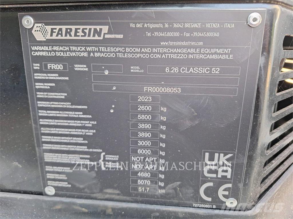 Faresin 6.26 Teleskopiskie manipulatori
