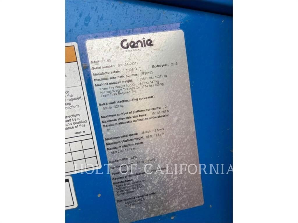 Genie BOOM S65 Strēles pacēlāji