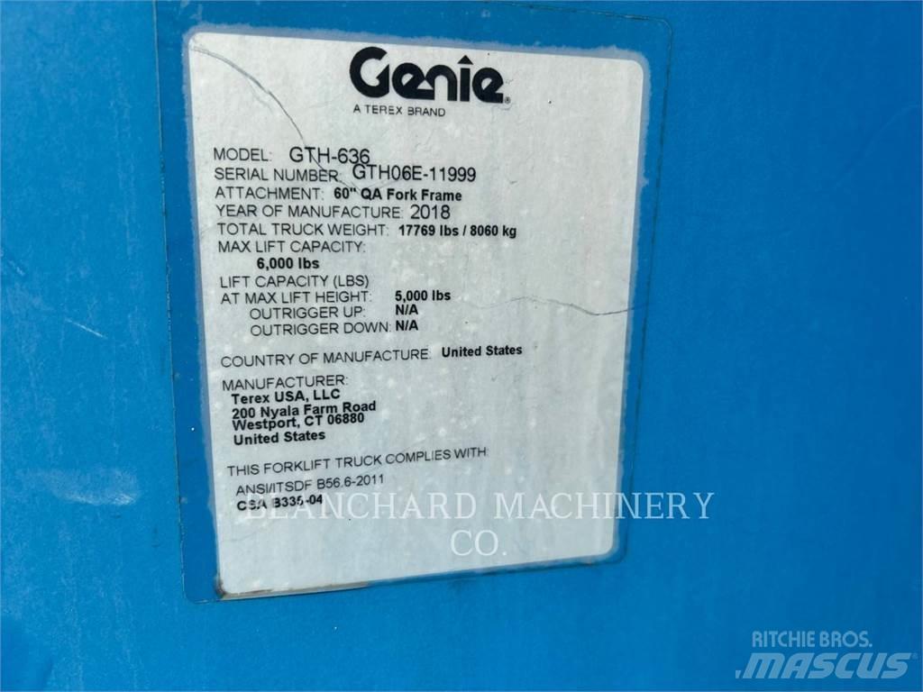 Genie GTH-636 Teleskopiskie manipulatori