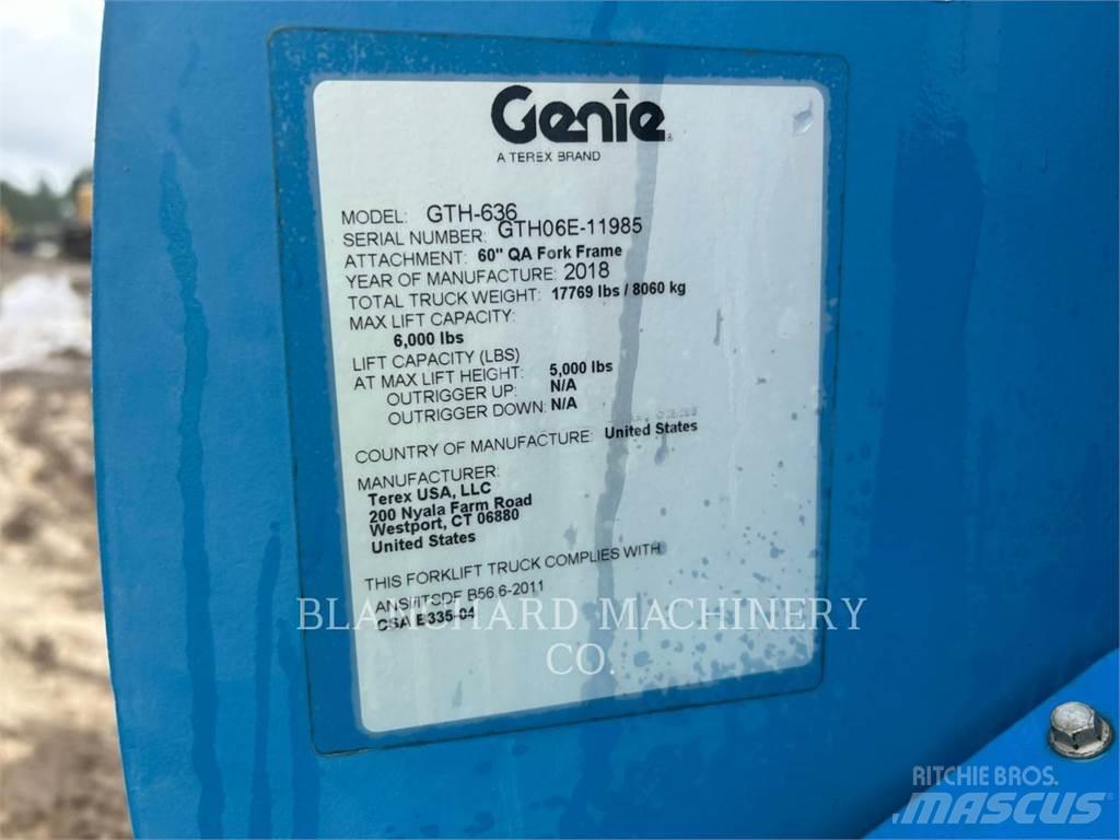 Genie GTH-636 Teleskopiskie manipulatori