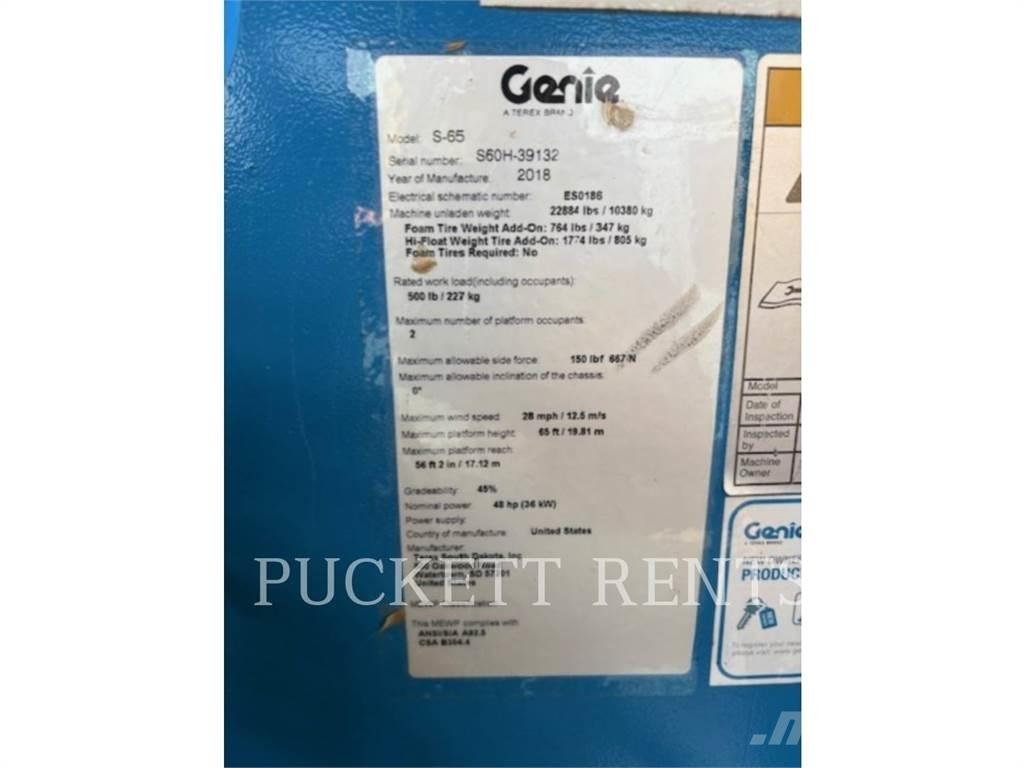 Genie S-65 Strēles pacēlāji