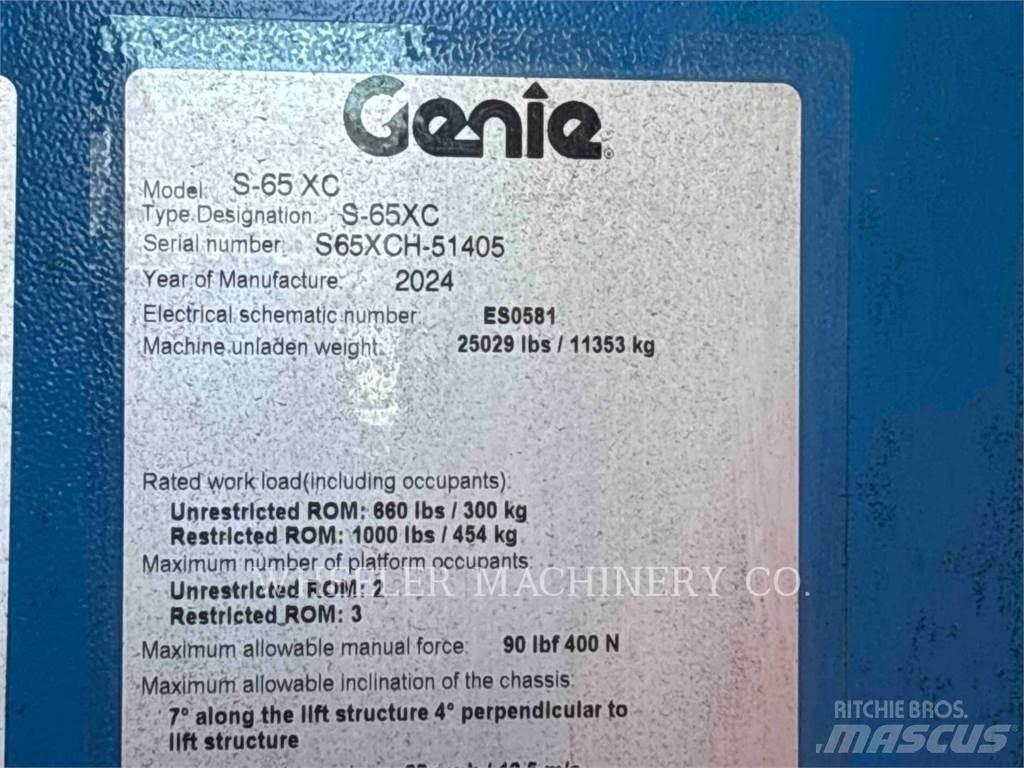 Genie S65XC Strēles pacēlāji