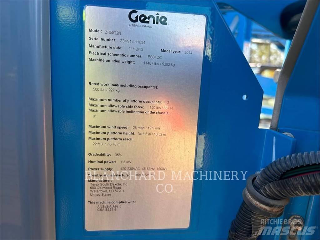 Genie Z34/22 Strēles pacēlāji