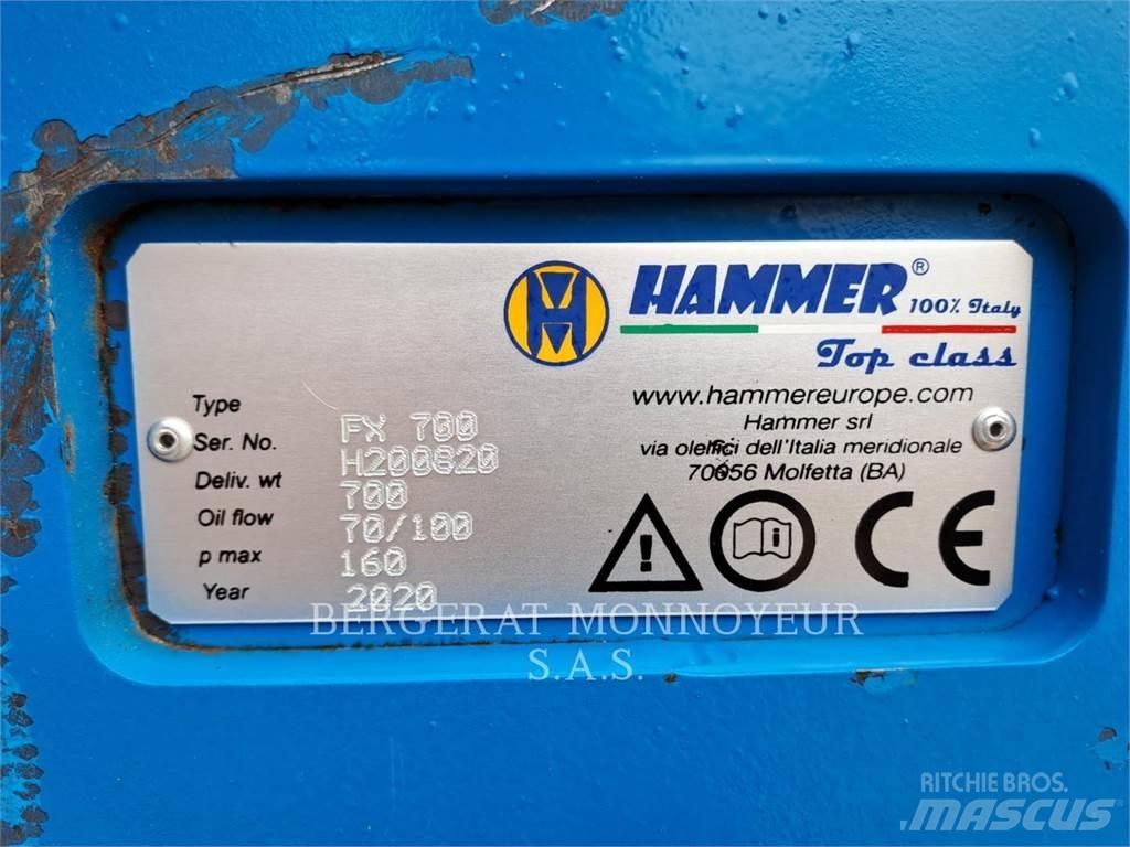 Hammer BRH.FX700.8T/14T Āmuri/Drupinātāji
