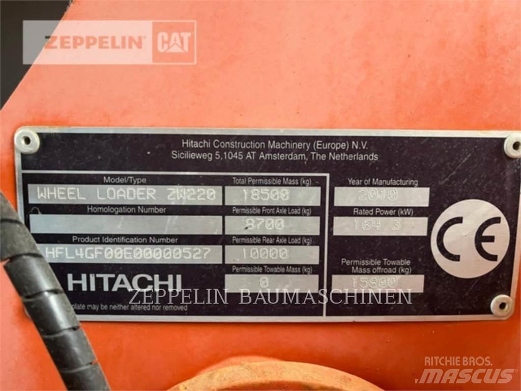 Hitachi ZW220 Iekrāvēji uz riteņiem