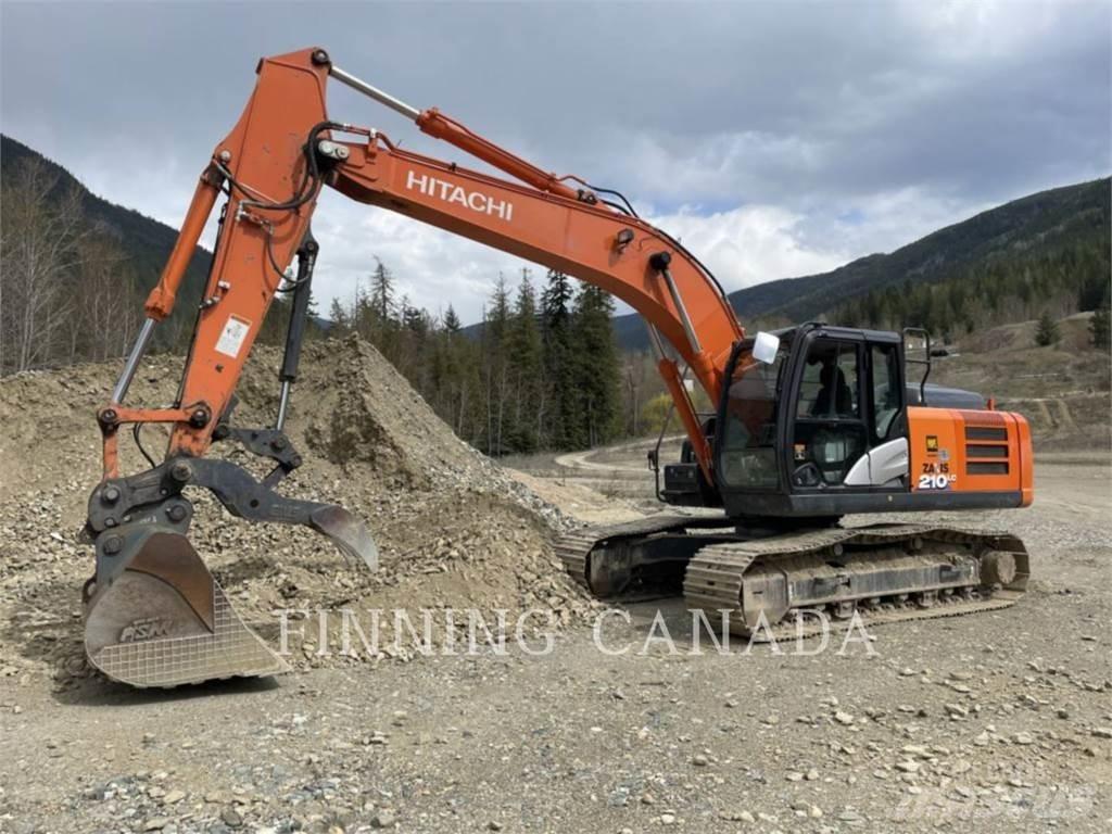 Hitachi ZX210LC Kāpurķēžu ekskavatori