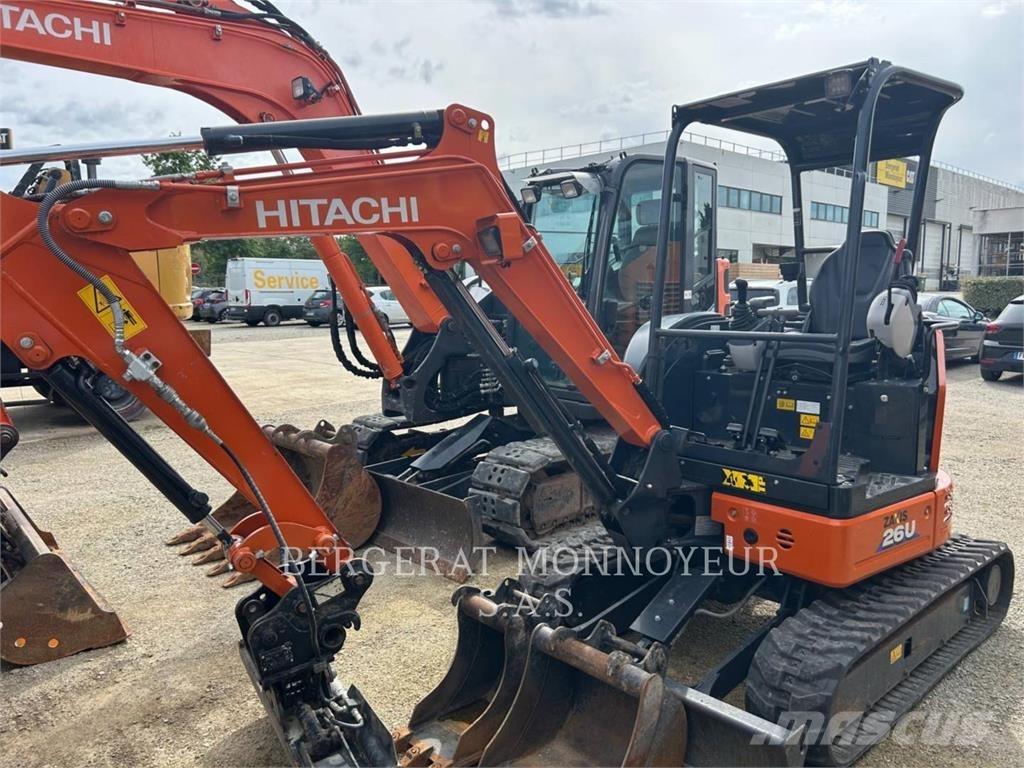 Hitachi ZX26U-6 Kāpurķēžu ekskavatori