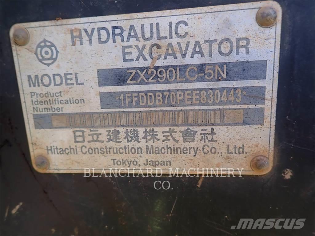 Hitachi ZX290LC-5 Kāpurķēžu ekskavatori
