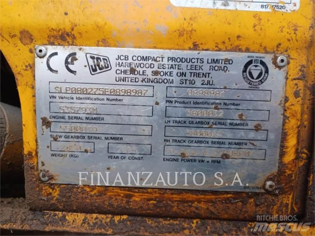 JCB 8027 Kāpurķēžu ekskavatori