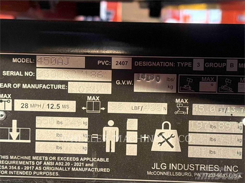 JLG 450AJ Strēles pacēlāji
