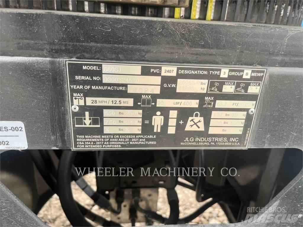 JLG 660SJ Strēles pacēlāji