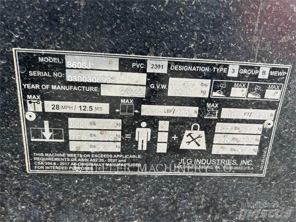 JLG 860SJ SP Strēles pacēlāji