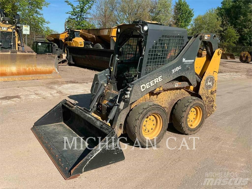 John Deere 318G Lietoti riteņu kompaktiekrāvēji