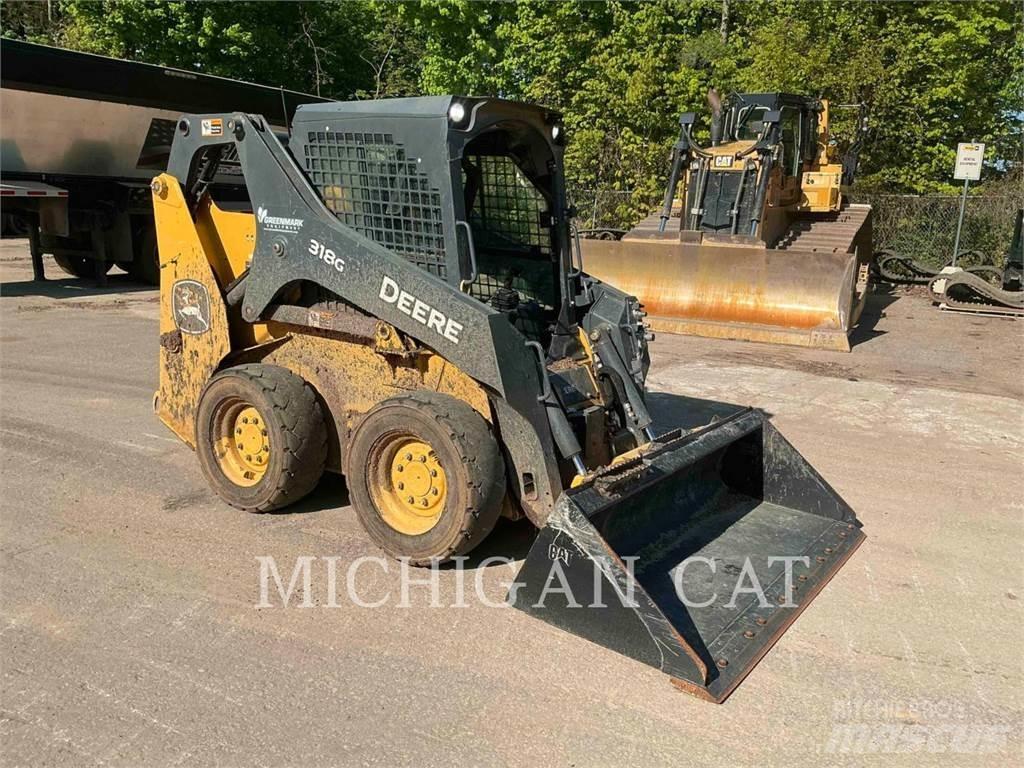 John Deere 318G Lietoti riteņu kompaktiekrāvēji