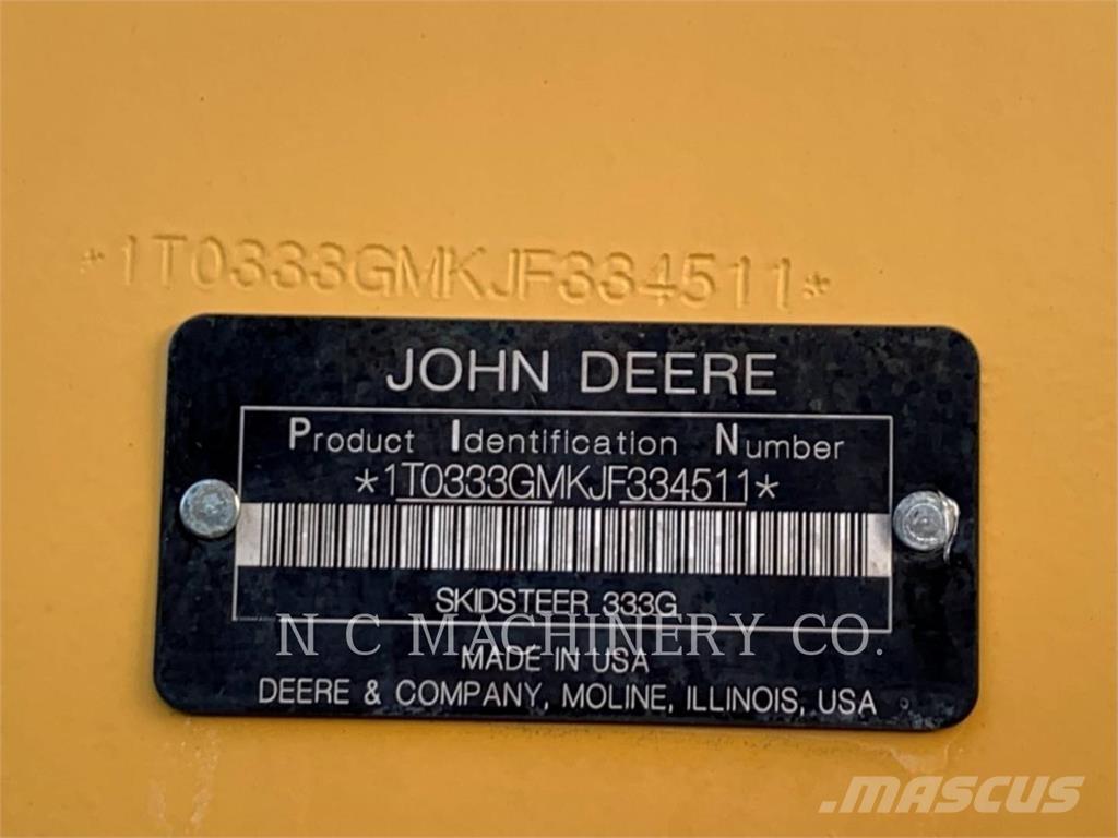 John Deere 333G Lietoti riteņu kompaktiekrāvēji