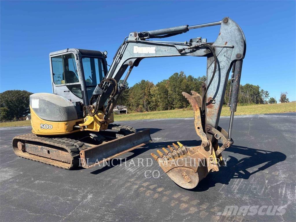 John Deere 50D Kāpurķēžu ekskavatori