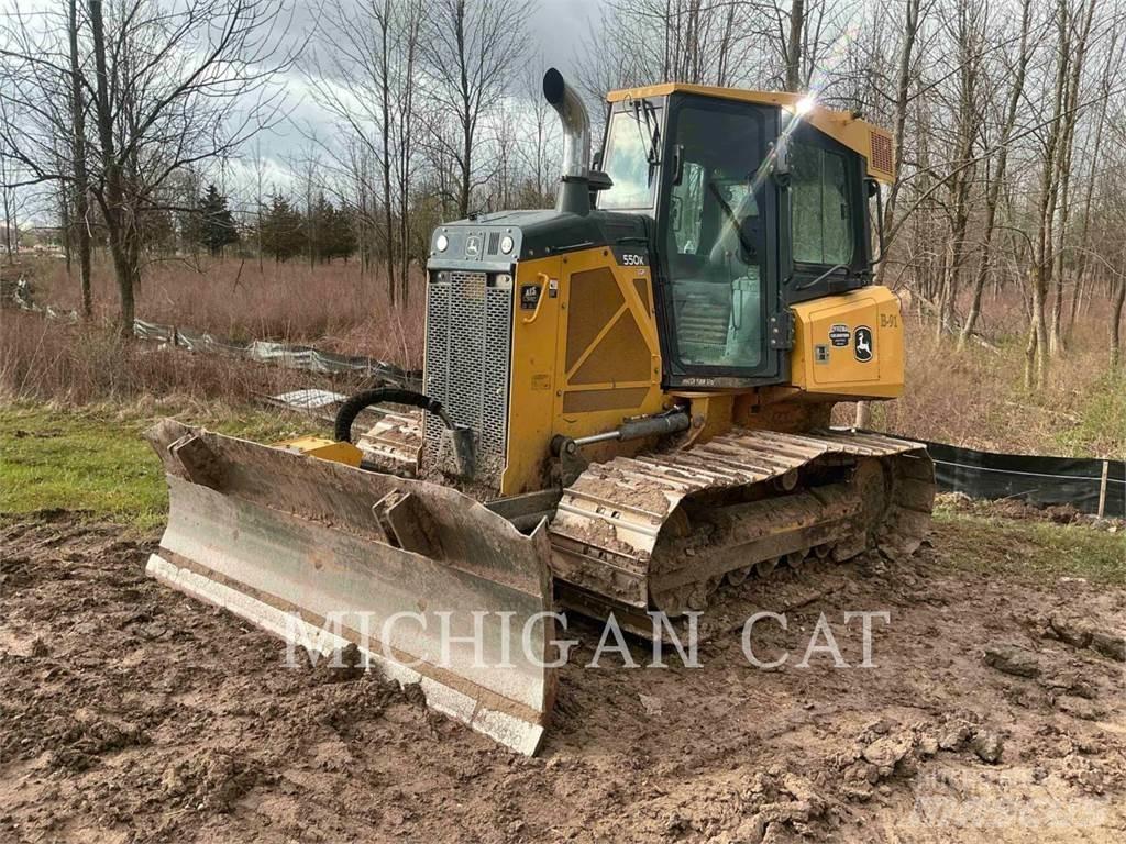 John Deere 550K LGP Kāpurķēžu buldozeri