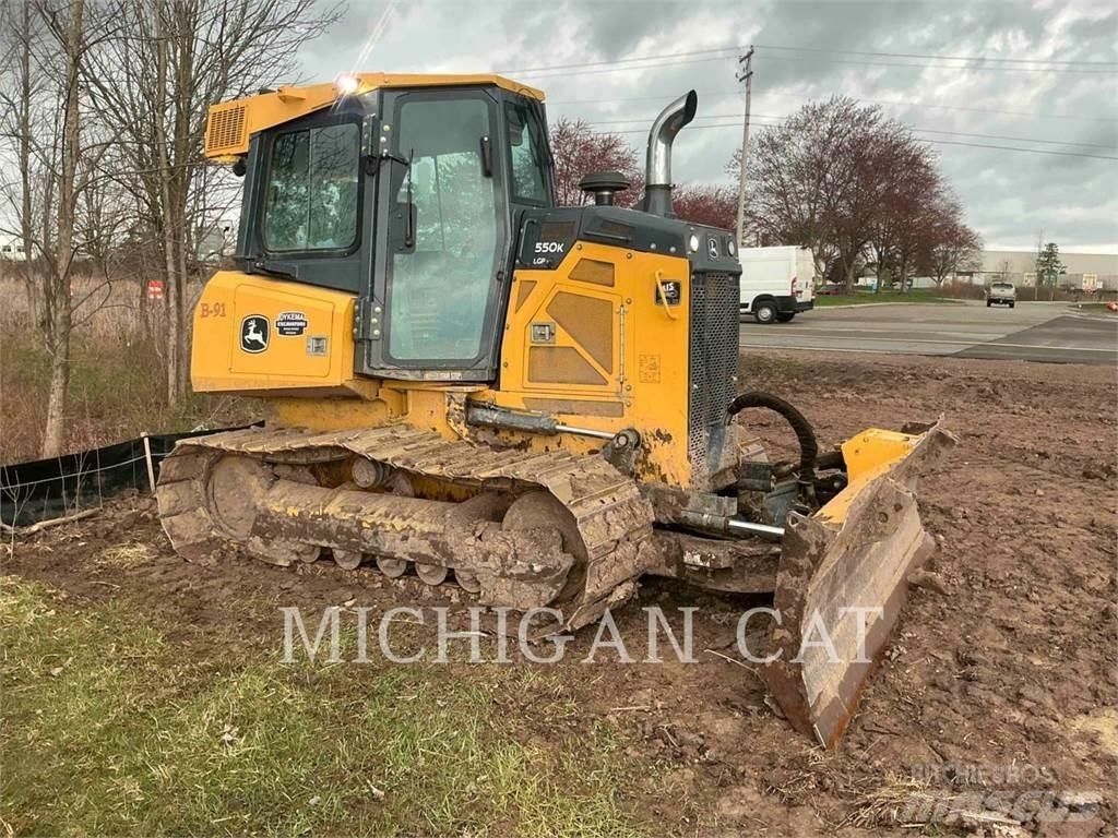 John Deere 550K LGP Kāpurķēžu buldozeri