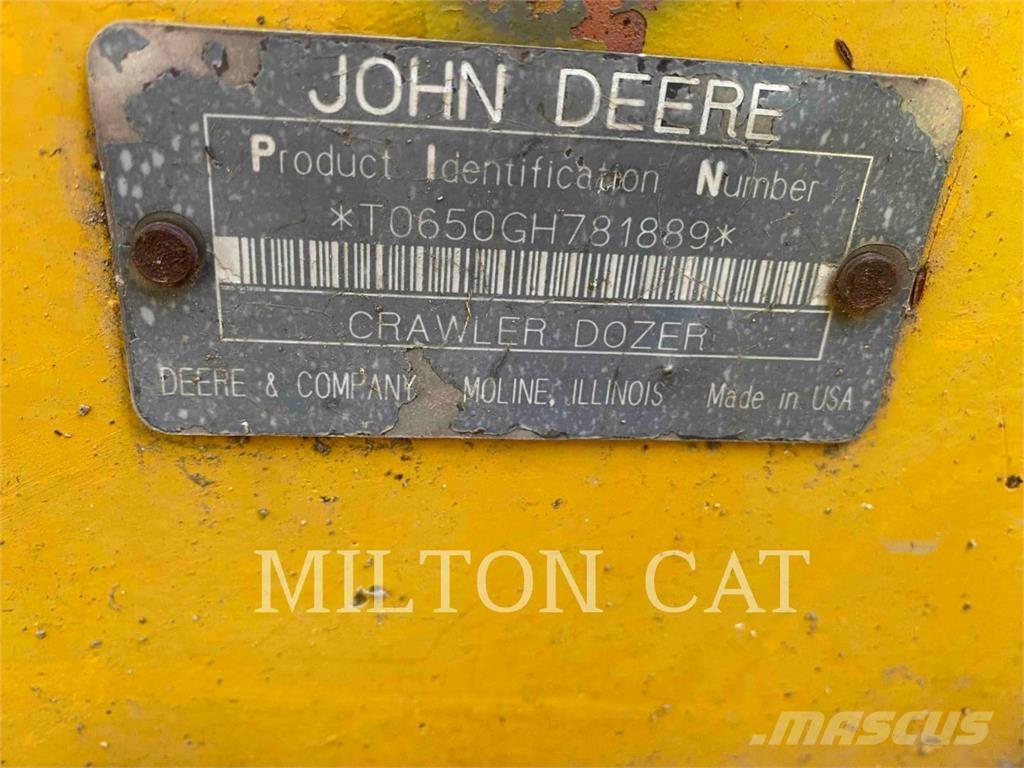 John Deere 650G Kāpurķēžu buldozeri