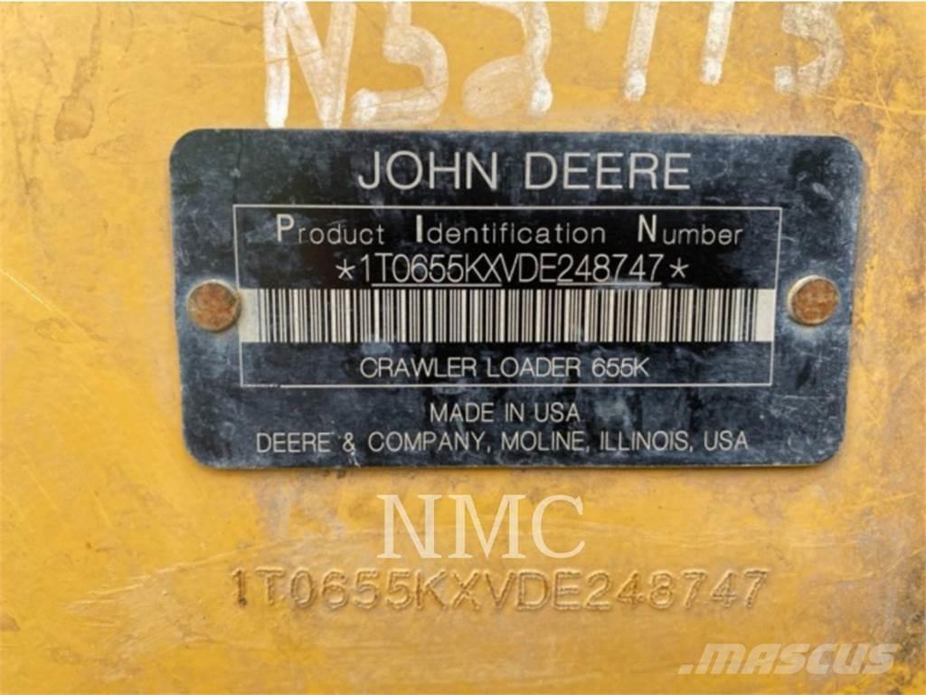 John Deere 655 Kāpurķēžu iekrāvēji