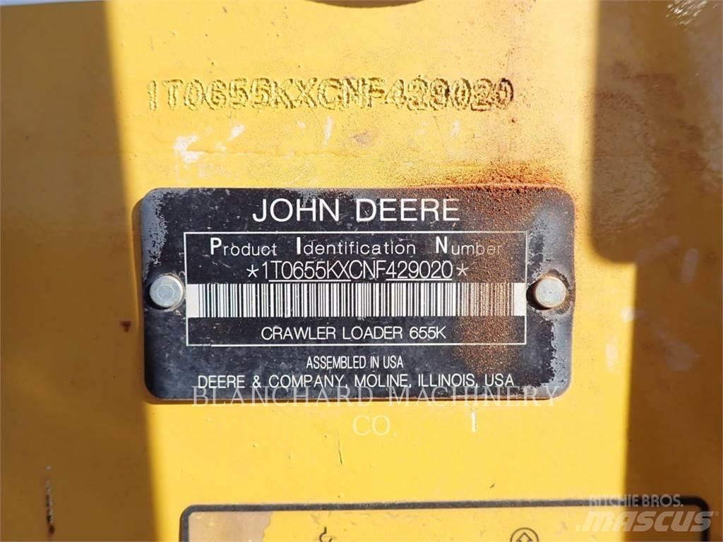John Deere 655K Kāpurķēžu iekrāvēji