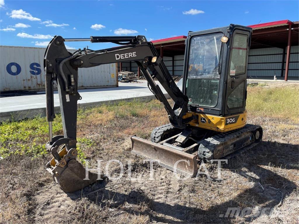 John Deere & CO. 30G Kāpurķēžu ekskavatori