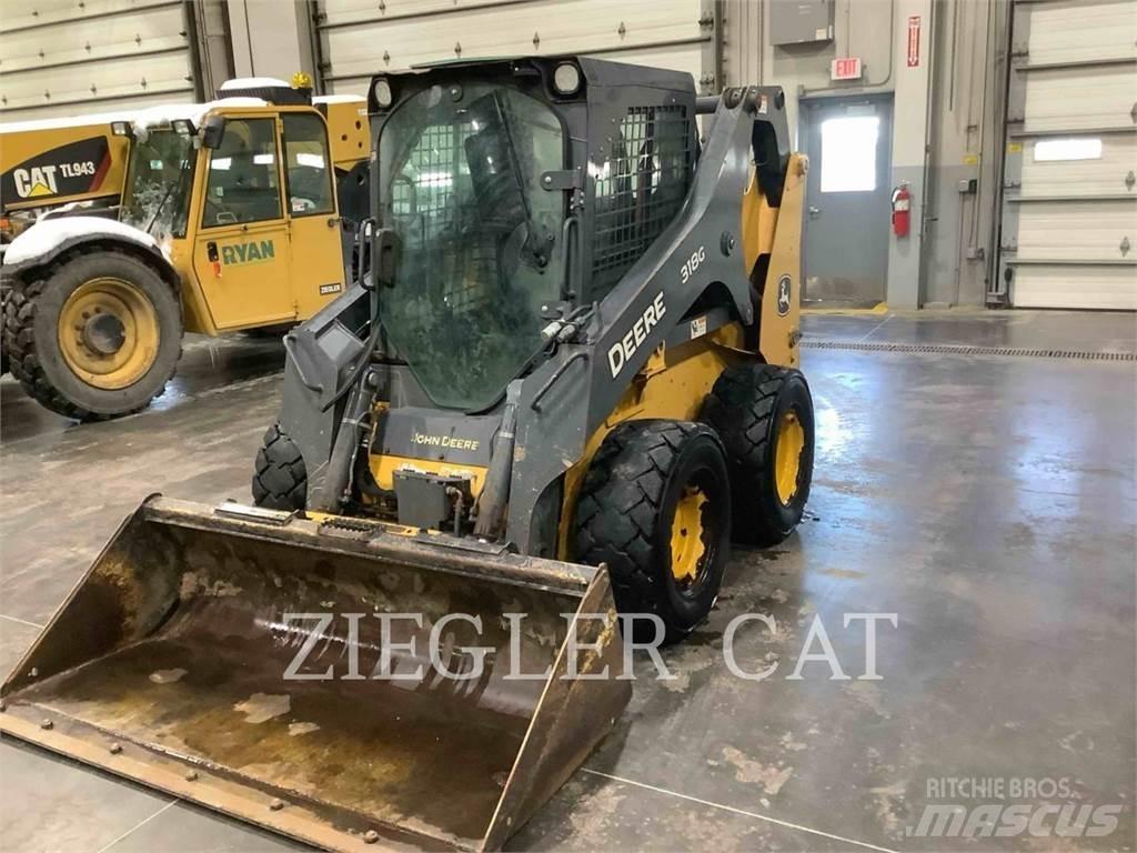 John Deere & CO. 318G Lietoti riteņu kompaktiekrāvēji