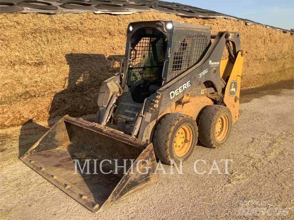 John Deere & CO. 318G Lietoti riteņu kompaktiekrāvēji