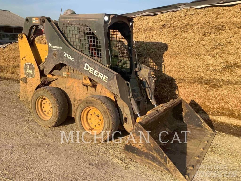 John Deere & CO. 318G Lietoti riteņu kompaktiekrāvēji