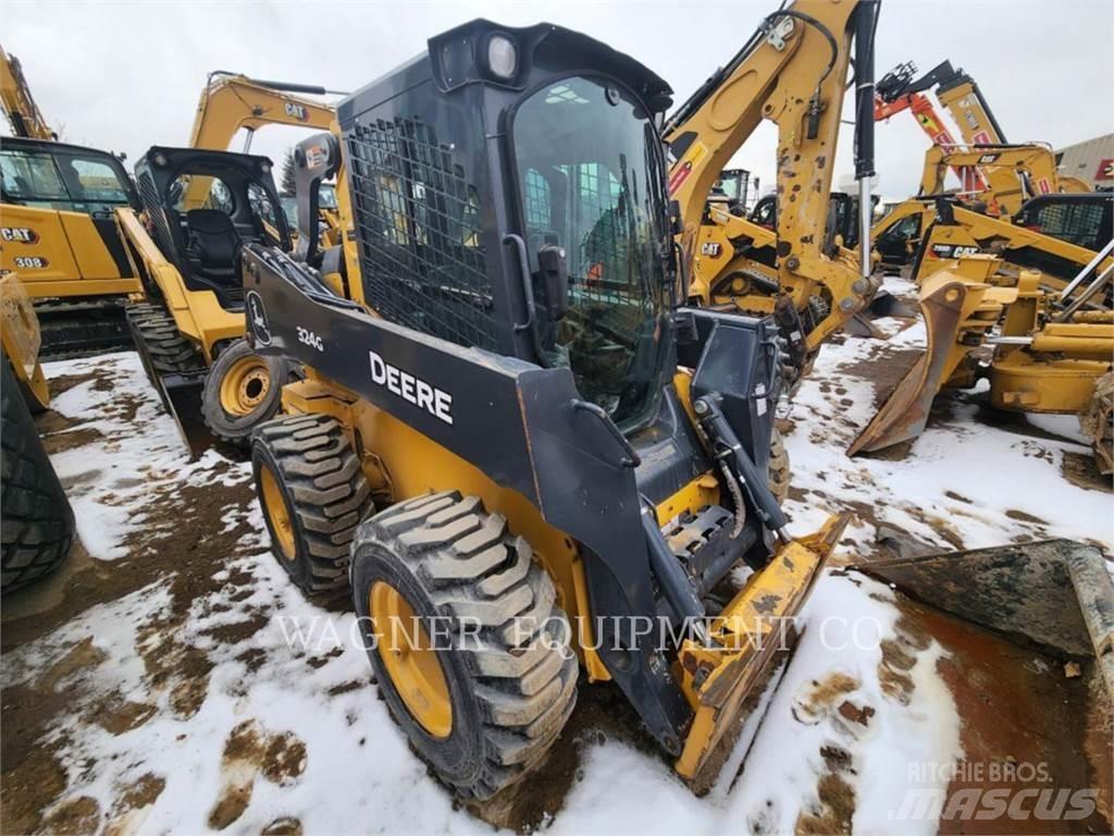 John Deere & CO. 324G Lietoti riteņu kompaktiekrāvēji