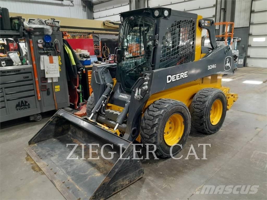 John Deere & CO. 324G Lietoti riteņu kompaktiekrāvēji