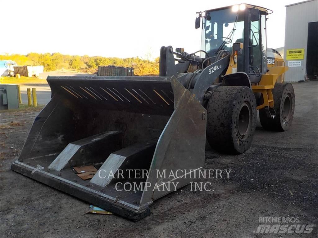 John Deere & CO. 524 K II Iekrāvēji uz riteņiem