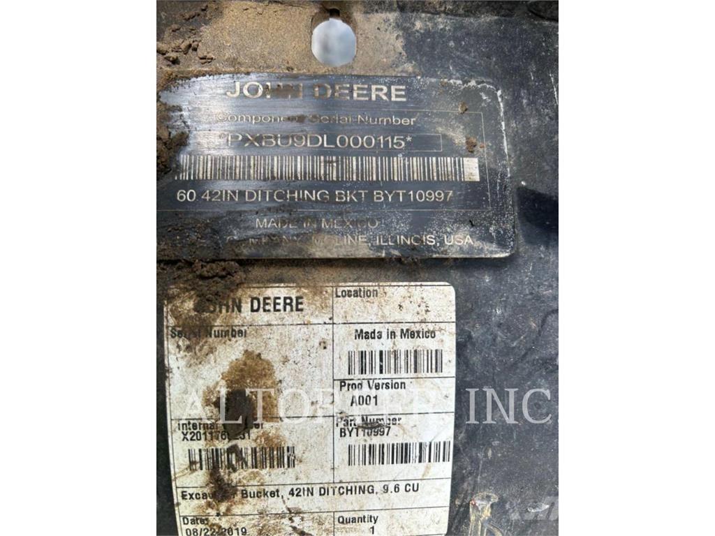John Deere & CO. 60G Kāpurķēžu ekskavatori