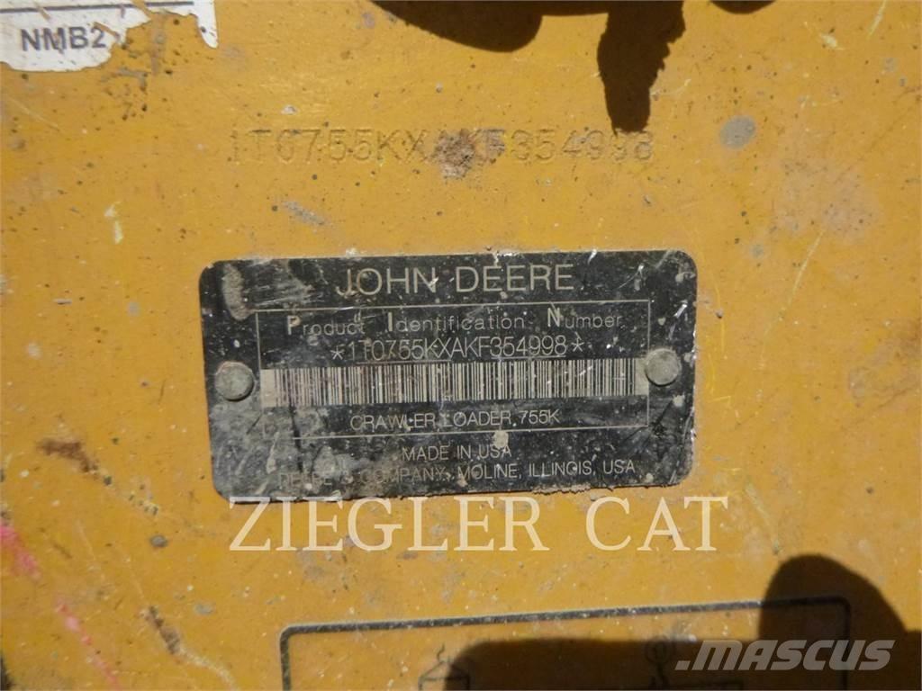 John Deere & CO. 755K Kāpurķēžu iekrāvēji